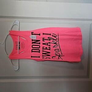 Size XS I don't Sweat I Sparkle Tank